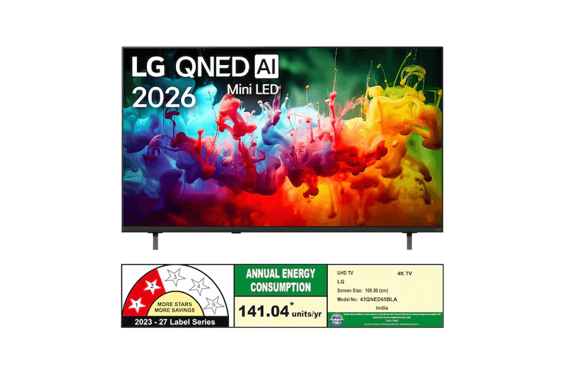LG (43") QNED AI QNED65 MiniLED 4K Smart TV 2026 — view 2