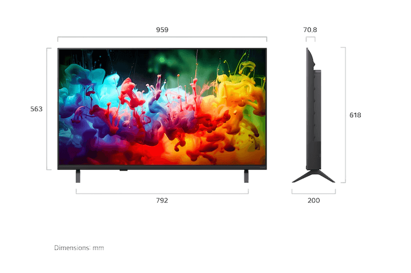 LG (43") QNED AI QNED65 MiniLED 4K Smart TV 2026 — view 3