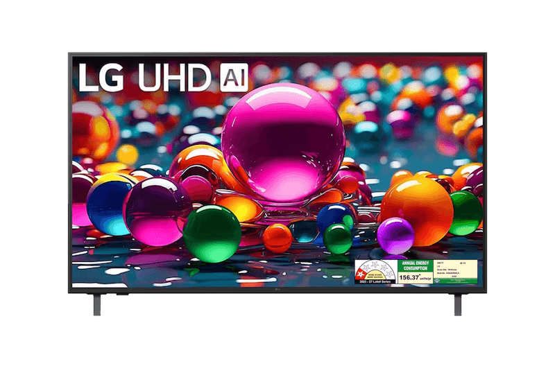 LG (43") 4K UHD AI UA8200 Smart TV with α7 AI Processor